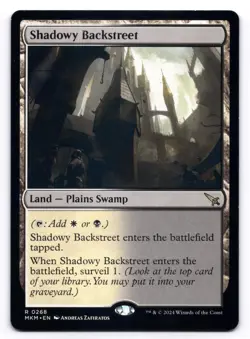 Shadowy Backstreet NM Murders at Karlov Manor 0268 MTG Regular - Image 1