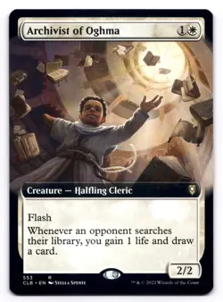 Archivist of Oghma NM Extended Art Commander: Battle for Baldur's Gate 553 MTG - Image 1