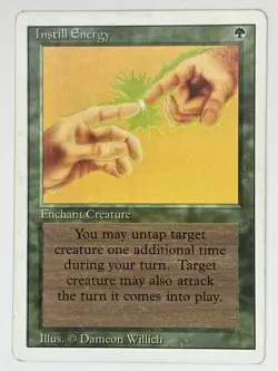 Instill Energy MP Revised Edition Magic: The Gathering MTG Regular - Image 1