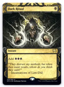 Dark Ritual NM Foil Etched Strixhaven: Mystical Archives 026/063 MTG Regular - Image 1