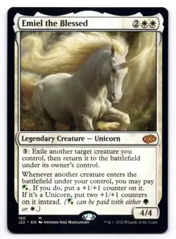 Emiel the Blessed NM Jumpstart 2022 180 MTG Regular - Image 1