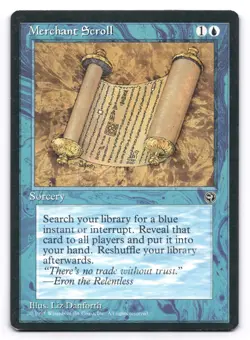 Merchant Scroll LP Homelands MTG Regular - Image 1