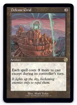 Defense Grid NM Brothers War Retro Frame 13 MTG Regular - Image 1