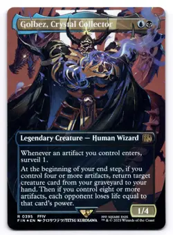 Golbez, Crystal Collector NM Borderless Final Fantasy 0395 MTG Foil - Image 1