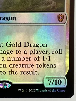 Ancient Gold Dragon NM Commander Battle for Baldur's Gate 003/361 MTG Foil - Image 4