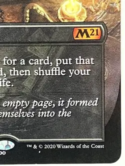 Grim Tutor NM Alternate Art Magic Core Set 2021 315 MTG Regular - Image 4