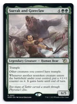 Surrak and Goreclaw NM March of the Machine 0337 MTG Regular - Image 1
