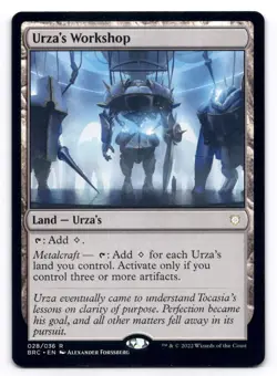 Urza's Workshop NM Commander: the Brothers' War 028/036 MTG Regular - Image 1