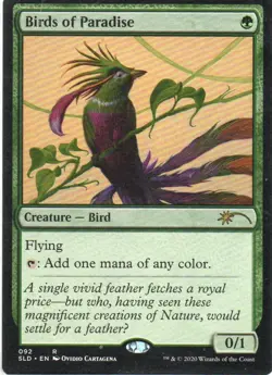 MTG: Secret Lair Drop Series: Birds of Paradise (92): Lightly Played Condition - Image 1