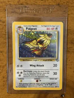 1999 Pokemon Jungle Pidgeot 8/64 Holo Card Unlimited VINTAGE TCG WOTC - Image 1