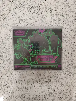Pokemon Center Exclusive Shrouded Fable ETB New Factory Sealed Plastic Protector - Image 1