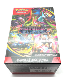 Pokemon TCG Phantasmal Flames Booster Bundle Mega Evolution Sealed New 6 Packs - Image 1