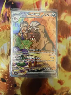 Pokemon TCG Arven's Mabosstiff EX #235/182 Sv10: Destined Rivals - Image 1