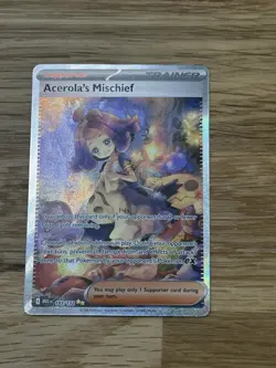 Acerola's Mischief SIR 183/132 Me01: Mega Evolution Holo POKEMON - Image 1
