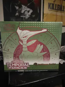 Temporal Forces Pokemon Center ETB Sealed Iron Leaves - Image 1