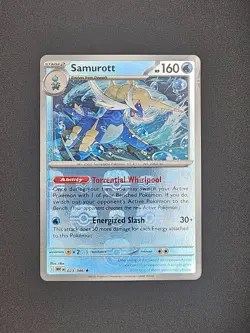 Pokemon TCG Samurott 023/086 Master Ball Rare White Flare Scarlet Violet Holo - Image 1
