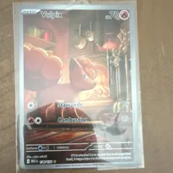 Pokemon Vulpix 138/132 ME01 Mega Evolution Full Art Holo Illustration Rare 70HP - Image 1