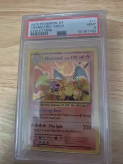 CHARIZARD HOLO #11/108 2016 POKEMON XY EVOLUTIONS PSA 9 - Image 1