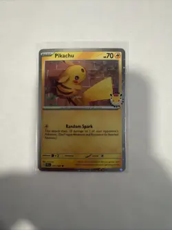 Pikachu 051 /162 Stamped 2026 Pokemon Day 30th Anniversary Promo Cosmos - Image 1