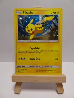 Carte Pokemon " Pikachu " Promo - Holo - SM81 - Soleil & Lune - LP - FR - Image 2