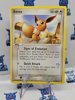 Eevee 63/100 EX Sandstorm Pokemon MP - Image 1
