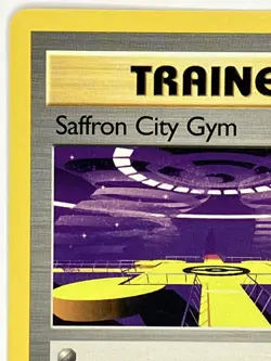 Saffron City Gym 122/132 1st Edition Gym Challenge Pokemon TCG Uncommon LP - Image 4
