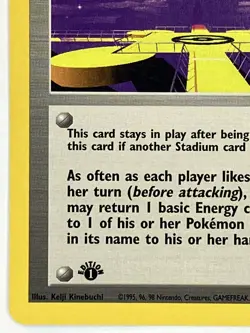 Saffron City Gym 122/132 1st Edition Gym Challenge Pokemon TCG Uncommon LP - Image 5