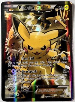 Pikachu EX XY124 XY Black Star Promo Pokemon TCG - Image 1