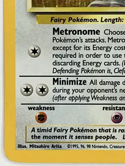 Clefable HP 5/130 Base Set 2 Pokemon TCG Holo - Image 5