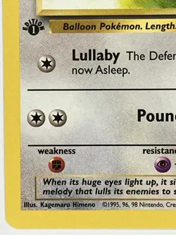 Jigglypuff LP 54/64 1st Edition Jungle Pokemon TCG Regular - Image 5