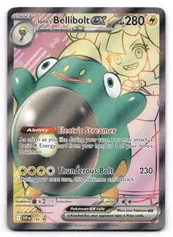 Iono's Bellibolt ex NM 194 Sv: Scarlet & Violet Promo Pokemon TCG Holo - Image 1