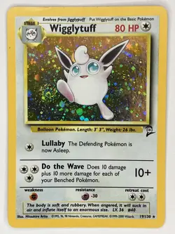 Wigglytuff LP 19/130 Base Set 2 Pokemon TCG Holo - Image 1