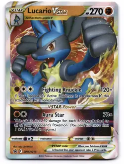Lucario VSTAR NM SWSH214 SWSH: Sword & Shield Promo Pokemon TCG Holo - Image 1