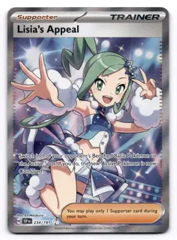 Lisia's Appeal NM Surging Sparks 234/191 Pokemon TCG Holo - Image 1