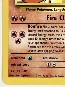 Blaine's Charmeleon NM 31/132 Unlimited Gym Challenge Pokemon TCG Regular - Image 5