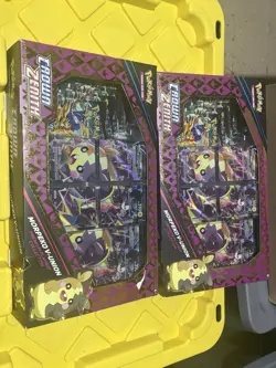 Pokemon TCG Crown Zenith Morpeko V-Union Playmat Premium Collection - Image 1