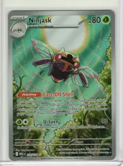 Ninjask 137/132 IR Illustration Rare Pokemon TCG Me01: Mega Evolution Holo NM - Image 1