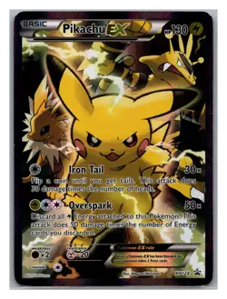 Pokemon TCG Pokemon Pikachu Ex XY124 Promo Holo - Image 1