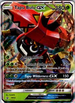 Tapu Bulu GX SM32 Pokemon TCG Sun & Moon: Black Star Promo LP - Image 1