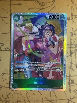 One Piece Card Game Tashigi SR EB03-018 English NM Heroines Edition - Image 1