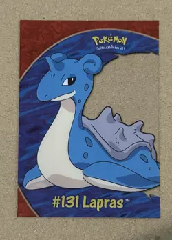 Lapras RARE NM clear card Pokemon (Topps Tv Animation) series 3 #PC10 #131🔥🔥 - Image 1