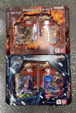 One Piece Card Game: Illustration Box Vol.5 and Vol.6 Set - Image 1