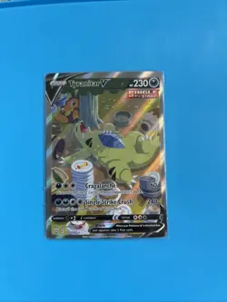 Pokemon TCG Tyranitar v Full Art Holo Rare Alternate Card 155/163 Battle Styles - Image 1