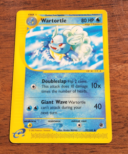 Pokemon TCG Wartortle Expedition e-card series 92/165 uncommon 2002 LP - Image 1
