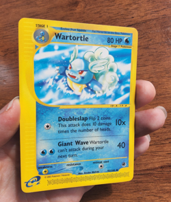 Pokemon TCG Wartortle Expedition e-card series 92/165 uncommon 2002 LP - Image 3