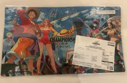 One Piece Card Game Championship 2025–2026 Asia Finalist Playmat New Sealed - Image 1