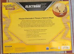 Pokemon TCG Hisuian Electrode V Card Box Sword & Shield New Factory Sealed - Image 2