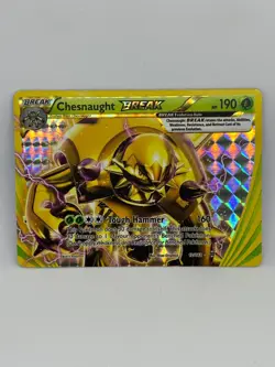 Pokemon Card Chesnaught BREAK 2/162 Breakthrough HOLO RARE - LP - Image 1