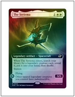 1x The Seriema, Extended Art Foil, Magic MTG NM - Image 1
