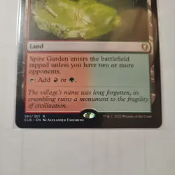 MTG - Spire Garden - CLB 361/361 - Battle for Baldur's Gate - Rare - Magic - Image 2